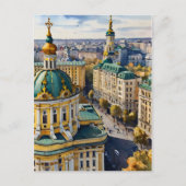 Kiew Aquarev Art Postkarte (Vorderseite)