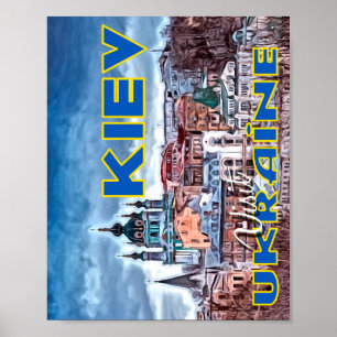Kiew, Besuch in der Ukraine Poster