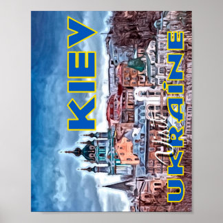 Kiew, Besuch in der Ukraine Poster