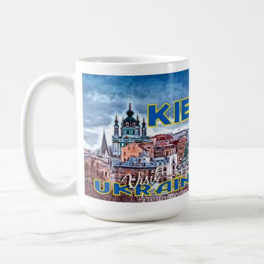 Kiew, I Liebe Ukraine Kaffeetasse (Links)