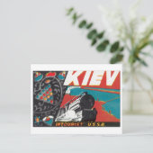 Kiew Intourist UdSSR Postkarte (Stehend Vorderseite)