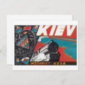 Kiew Intourist UdSSR Postkarte (Vorne/Hinten)