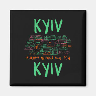 Kiew ist eine Stunde von Kiew-Memes Ukraine-Trend Magnet