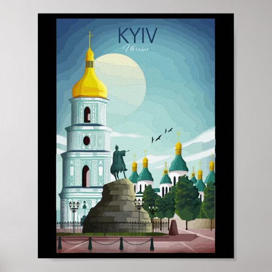Kiew Kijew Ukraine Poster (Vorne)