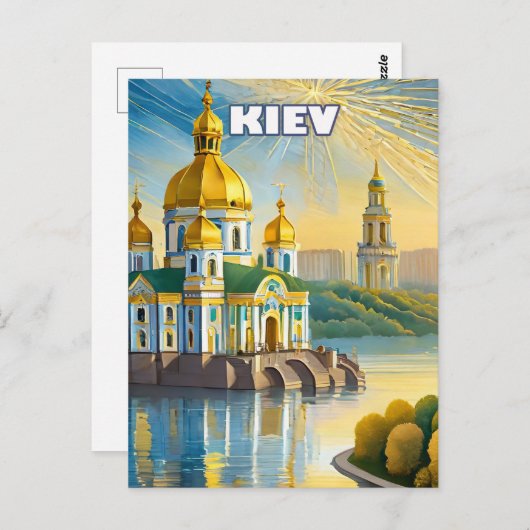 Kiew Postkarte (Vorne/Hinten)