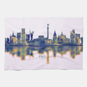 Kiew-Skyline Geschirrtuch