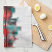 Kiew-Skyline Geschirrtuch (Viertel Falte)