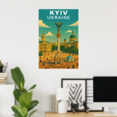 Kiew Ukraine Grand Central Square Reise Poster (Heimbüro)