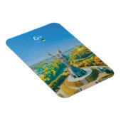 Kiew, Ukraine - Mutter-Ukraine-Denkmal abgerundet Magnet (Rechte Seite)