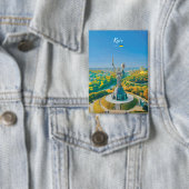 Kiew, Ukraine - Mutter-Ukraine-Denkmal Button (Insitu)