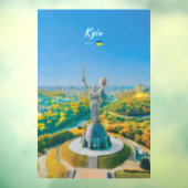 Kiew, Ukraine - Mutter-Ukraine-Denkmal Fensteraufkleber (Blatt 3)