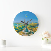 Kiew, Ukraine - Mutter Ukraine Denkmal Große Wanduhr (Zuhause)