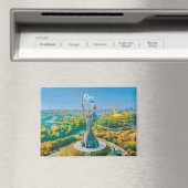 Kiew, Ukraine - Mutter-Ukraine-Denkmal Magnet (In Situ (Geschirrspüler))