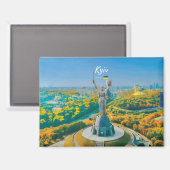 Kiew, Ukraine - Mutter-Ukraine-Denkmal Magnet (Vorderseite/Rückseite)