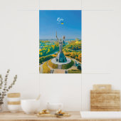 Kiew, Ukraine - Mutter-Ukraine-Denkmal Poster (Küche)