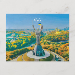 Kiew, Ukraine - Mutter Ukraine Denkmal Postkarte