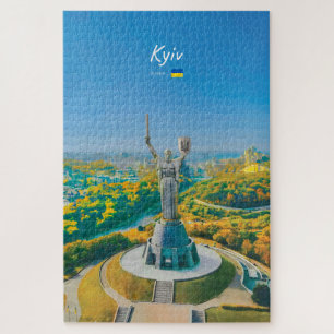Kiew, Ukraine - Mutter Ukraine Denkmal Puzzle