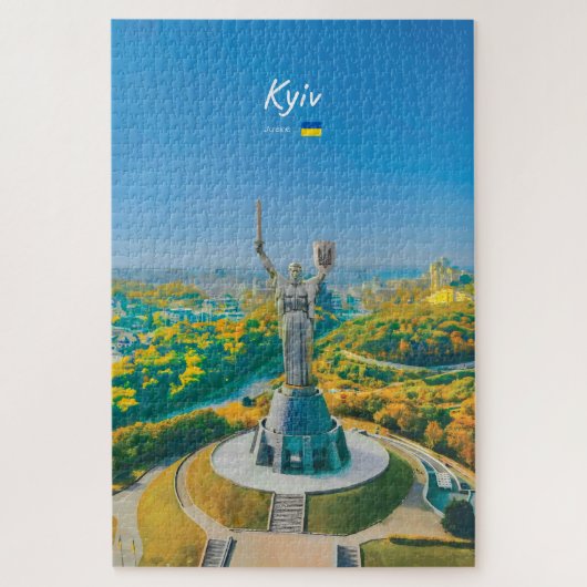 Kiew, Ukraine - Mutter Ukraine Denkmal Puzzle (Vertikal)