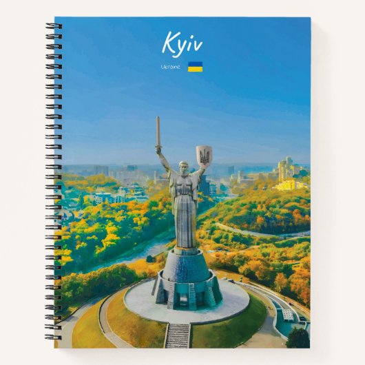 Kiew, Ukraine - Mutter-Ukraine-Denkmalsspirale Notizblock (Vorderseite)