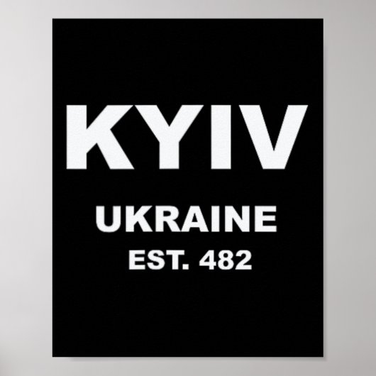 Kiew Ukraine Poster (Vorne)