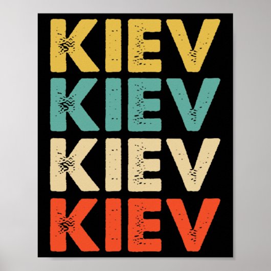 Kiew Ukraine Poster (Vorne)