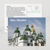 Kiew, Ukraine Postkarte (Vorne/Hinten)