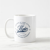 Kiew Ukraine Retro Kaffeetasse (Links)