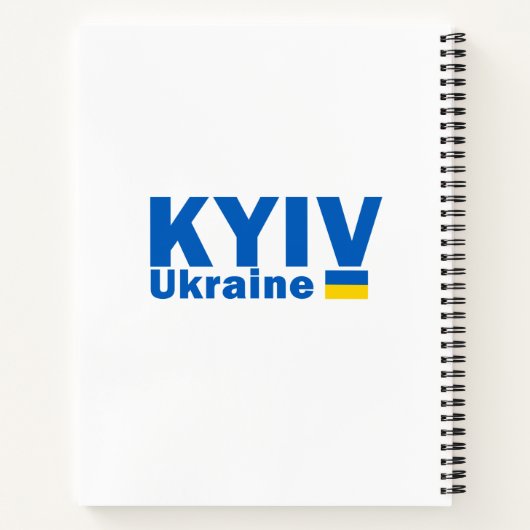 Kiew, Ukraine SpiralNotebook Notizblock (Rückseite)