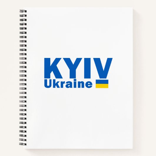 Kiew, Ukraine SpiralNotebook Notizblock (Vorderseite)