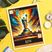 Kiew, Ukraine | Vintage Malerei Postkarte