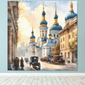 Kiew Ukraine Wasserfarbe Leinwanddruck (Insitu (Holzboden))