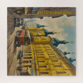 Kiew Ukraine Wasserfarbe Puzzle (Horizontal)