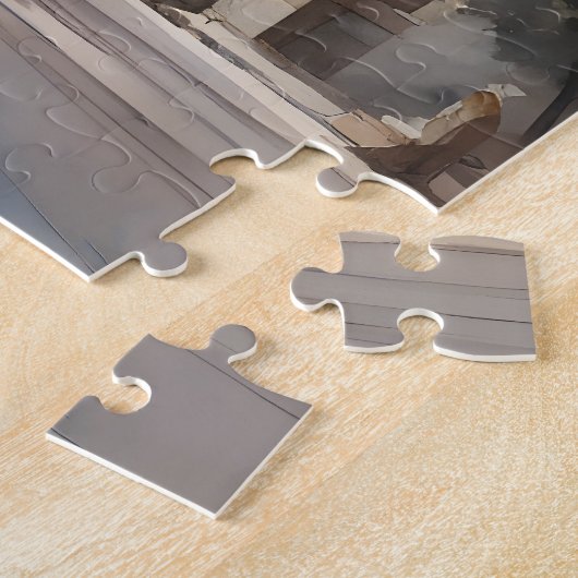 Kiew Ukraine Wasserfarbe Puzzle (Seite)