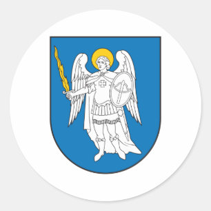Kiew-Wappen Runder Aufkleber