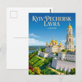 Kiewer Höhlenkloster Ukraine Postkarte (Vorne/Hinten)