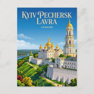 Kiewer Höhlenkloster Ukraine Postkarte