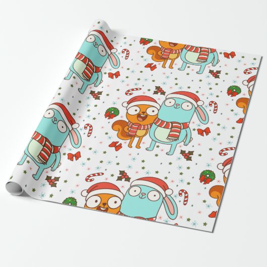 Kiff and Barry Holiday Geschenkpapier (Ungerollt)