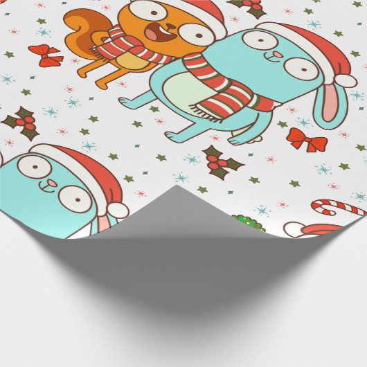 Kiff and Barry Holiday Geschenkpapier (Ecke)