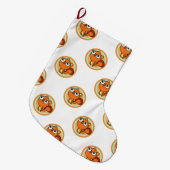 Kiff Chatterly Großer Weihnachtsstrumpf (Vorderansicht (hängend))