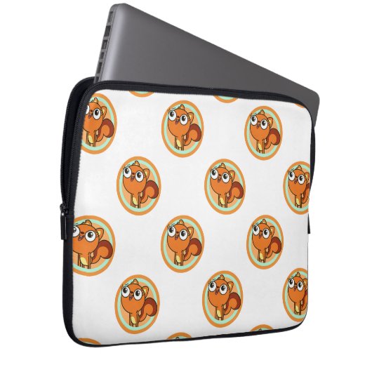 Kiff Chatterly Laptopschutzhülle (Vorne Rechts)