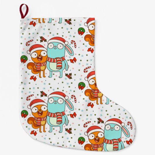 Kiff und Barry Feiertag Großer Weihnachtsstrumpf (Vorderseite)