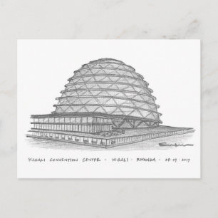 Kigali Convention Center, Kigali, Ruanda Postkarte