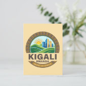 Kigali Ruanda Afrika Postkarte (Stehend Vorderseite)