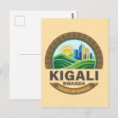 Kigali Ruanda Afrika Postkarte (Vorne/Hinten)