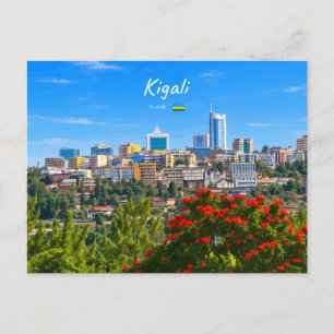 Kigali, Ruanda - Moderne Stadtlandschaft Skyline Postkarte