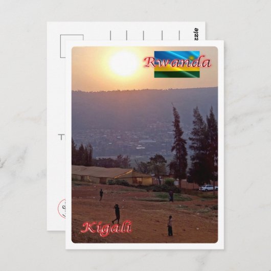 Kigali - Ruanda - Panorama - Postkarte (Vorne/Hinten)