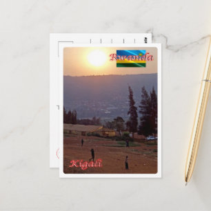 Kigali - Ruanda - Panorama - Postkarte