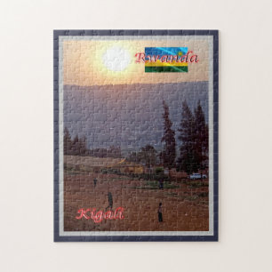 Kigali - Ruanda - Panorama - Puzzle