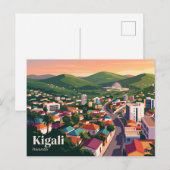 Kigali, Ruanda Postkarte (Vorne/Hinten)