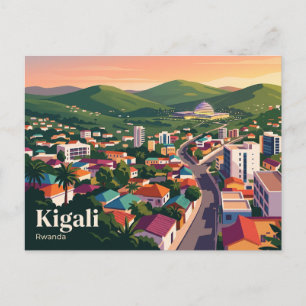 Kigali, Ruanda Postkarte